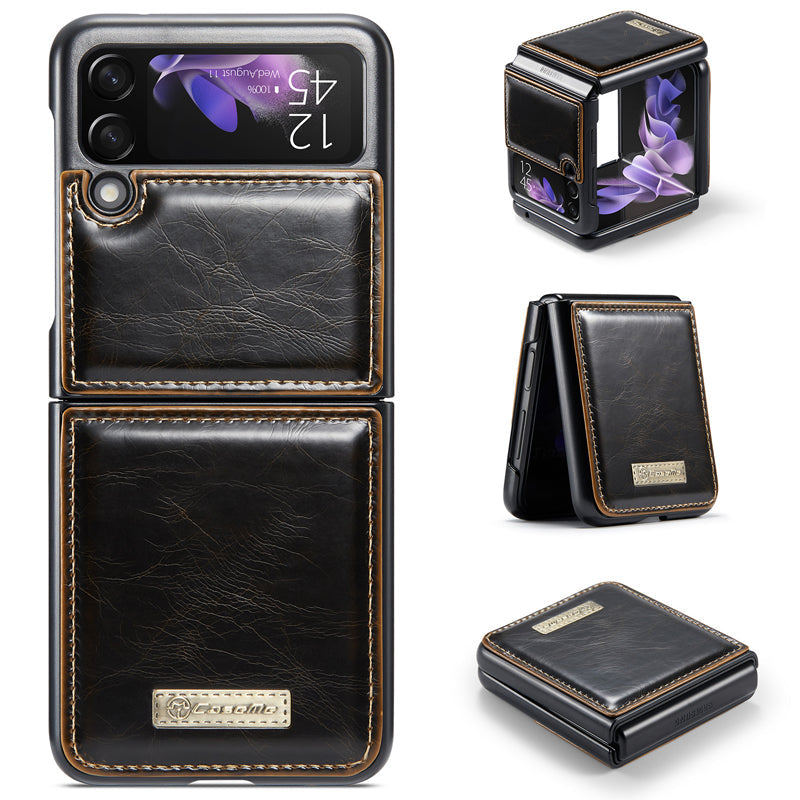 BowLift | Luxurious Genuine Leather Flip Case for Samsung Z Flip3 5G