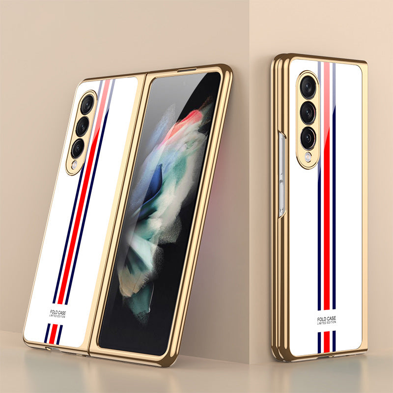 BowLift | Luxurious Coating Tempered Glass Case for Samsung Galaxy Z Fold 3 5G
