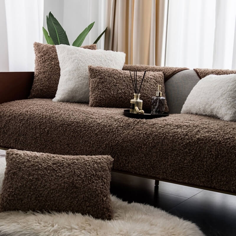 BowLift | Luxury Warm Fleece Furniture Protection Mat Non-Slip Sofa Cover