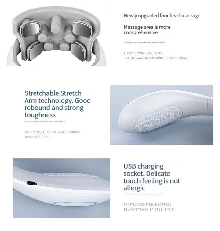 NeckEase Device – Portable Neck Massager for Relaxation Bowlift