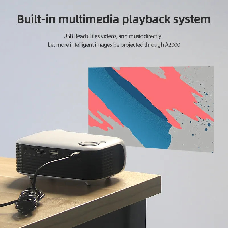 MiniCine Projector - Compact Cinema Experience for Home Bowlift