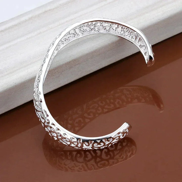 Elegant Silver Filigree Bracelet | Unique and Breathtaking Design Bowlift