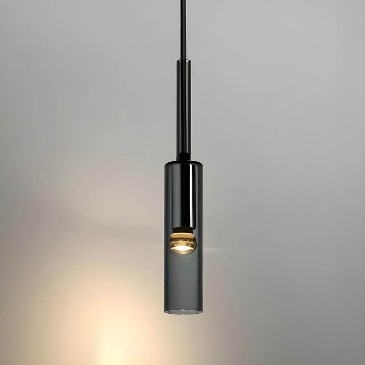 Pendant light made of smoked glass – Elegant design with sparkling light effects | Perfect for living room | Bowlift
