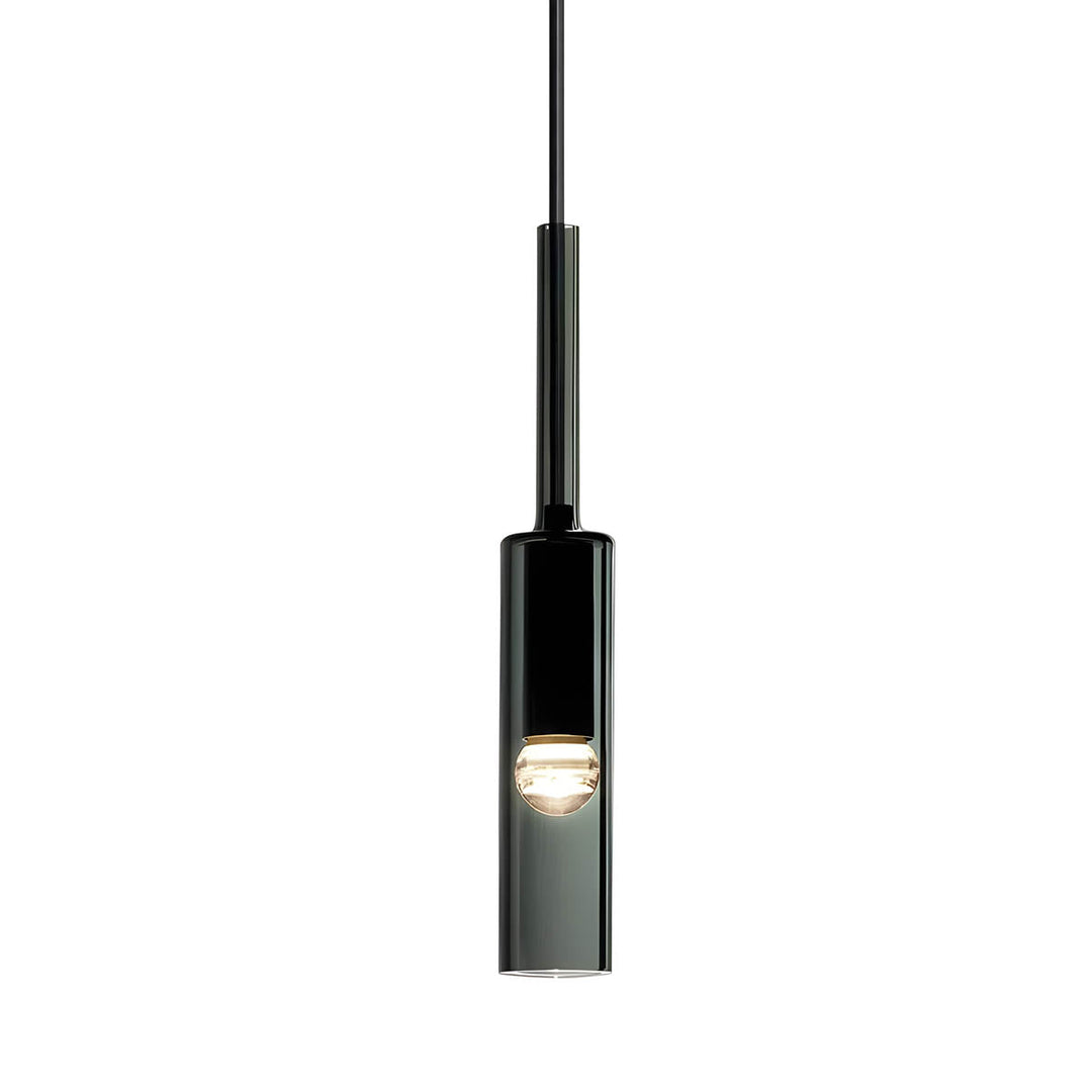 Pendant light made of smoked glass – Elegant design with sparkling light effects | Perfect for living room | Bowlift