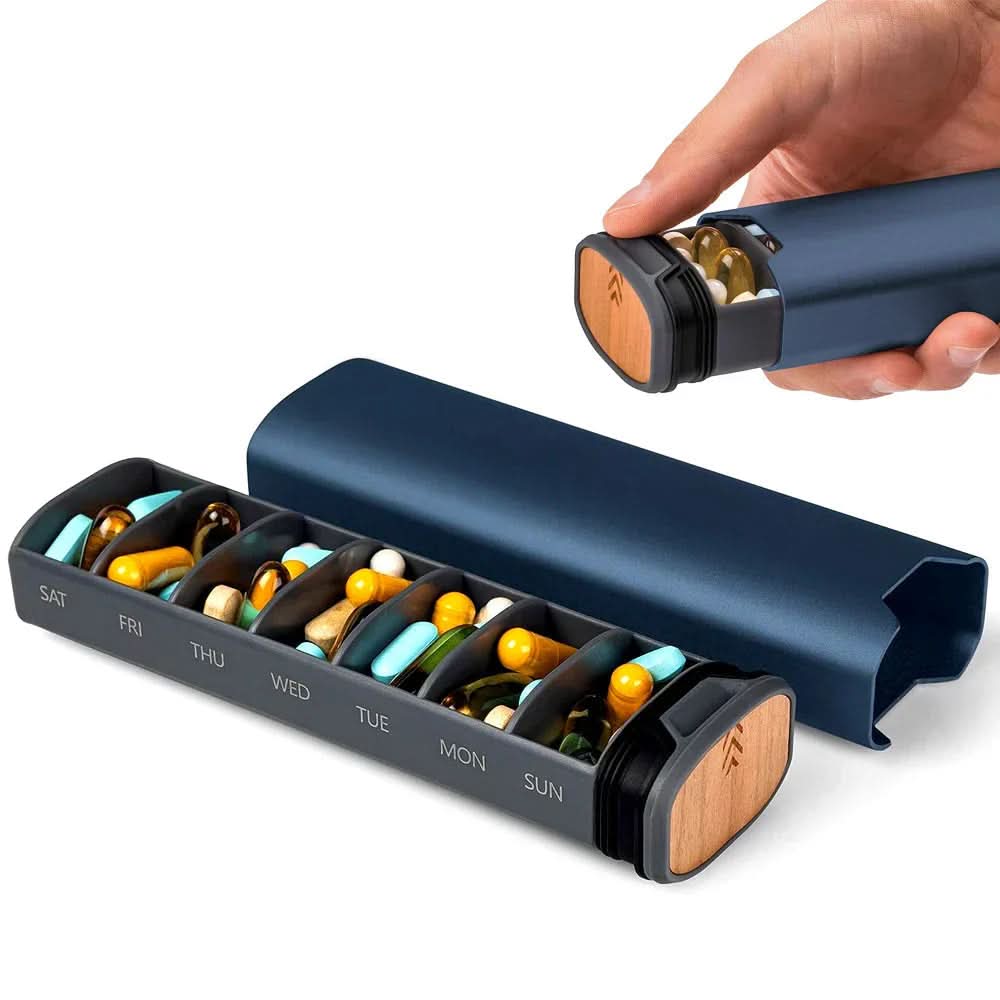 BowLift | Travel-friendly pill organizer with 7 compartments
