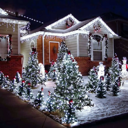 BowLift | Solar LED Garland with 300 Lights, 8 Modes, IP65 Weatherproof