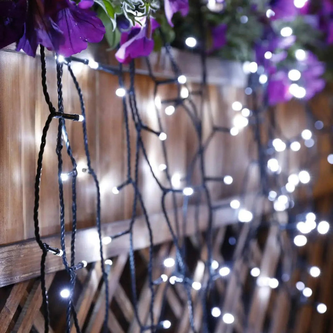 BowLift | Solar LED Garland with 300 Lights, 8 Modes, IP65 Weatherproof