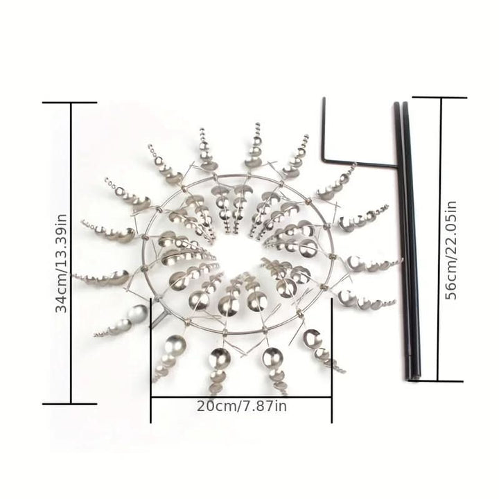 BowLift | Artistic Metal Wind Spinner with Gentle Rotation