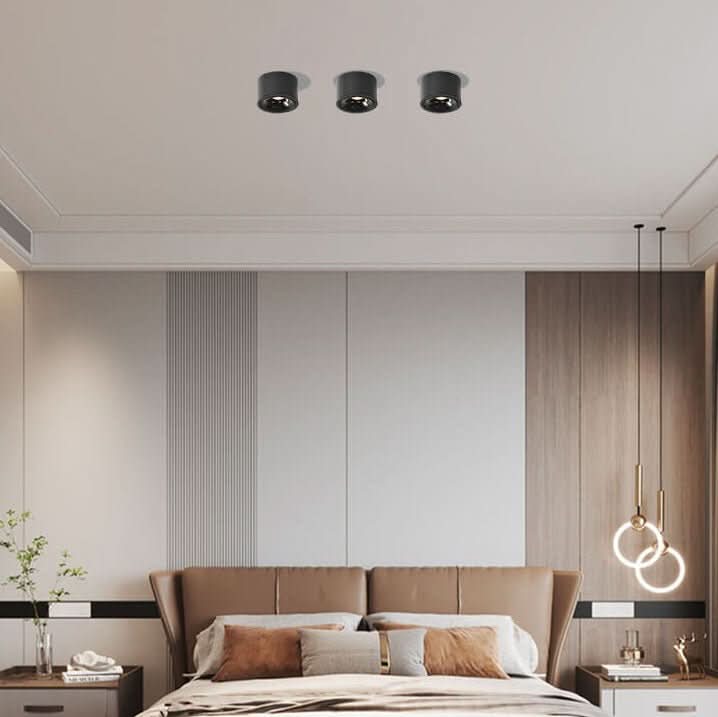 BowLift | Minimalistic LED Ceiling Light with Adjustable Spotlight