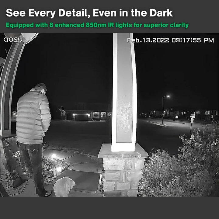 BowLift | Wireless Smart Video Doorbell | No Subscription Needed | High-Definition Camera Doorbell