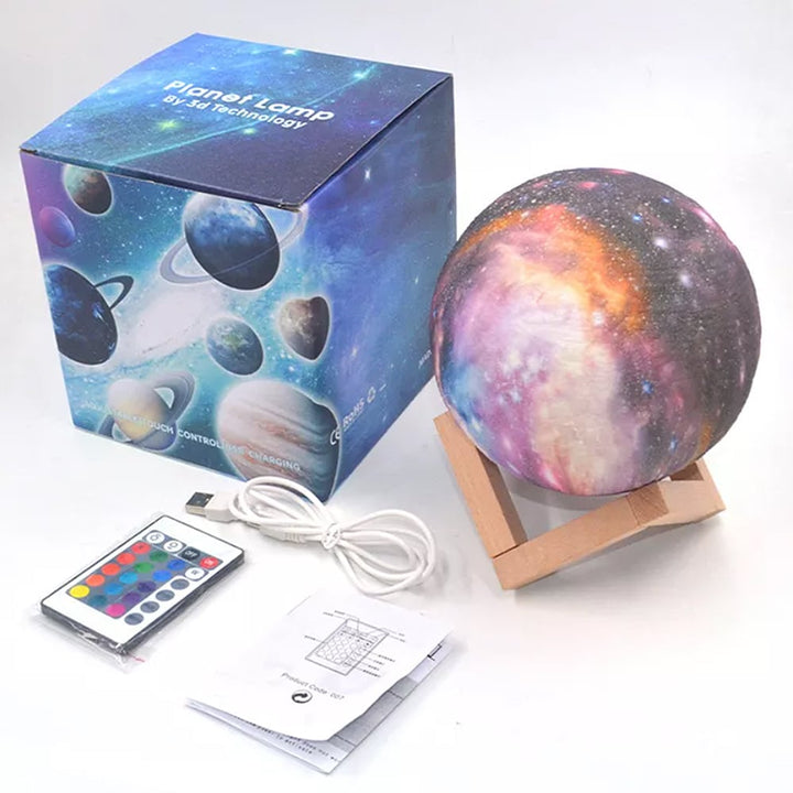Moon lamp -16 colors - LED - with touch function and remote control | Bowlift