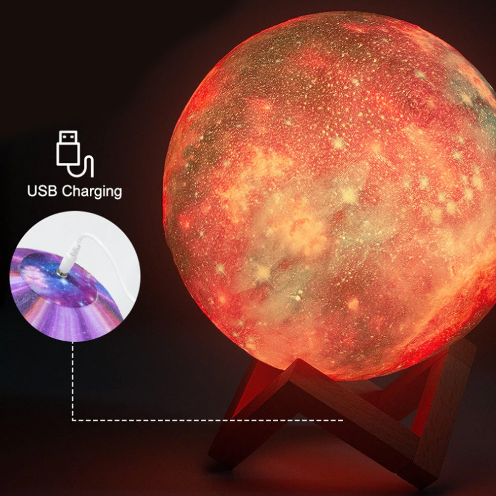 Moon lamp -16 colors - LED - with touch function and remote control | Bowlift