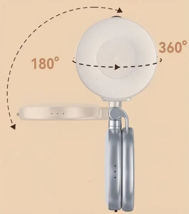 BowLift | LumiClip Portable Selfie Ring Light with Clamp – Magnetic and Rechargeable