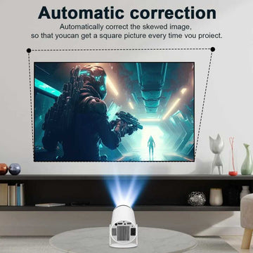 BowLift | Portable 4K Projector With Remote Control
