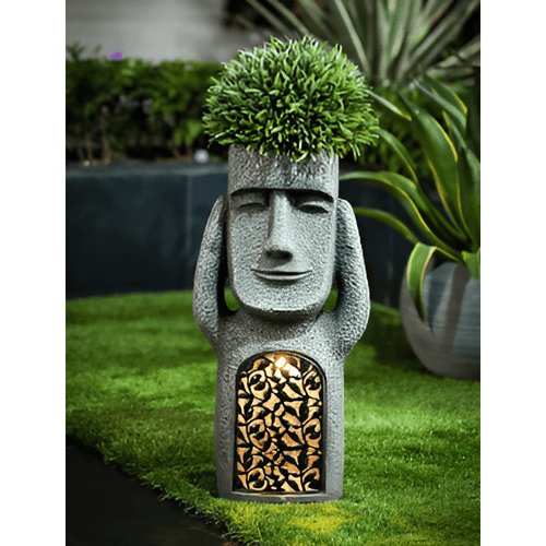 BowLift | Solar-Resin Garden Statues for Enchanting Atmosphere