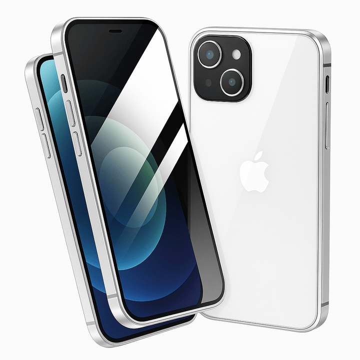 BowLift | Magnetische Datenschutz-Hülle für iPhone mit Bildschirmchutz