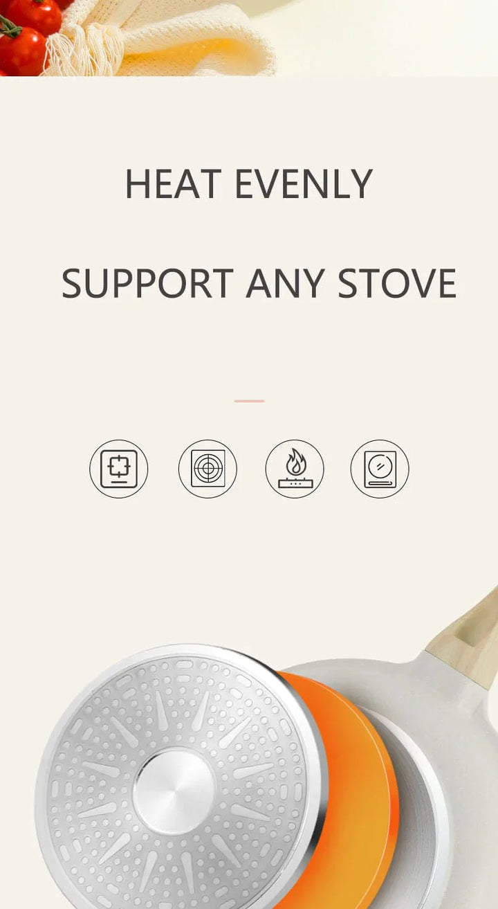 Maifan Non-Stick Frying Pan Pot Lid Bowlift