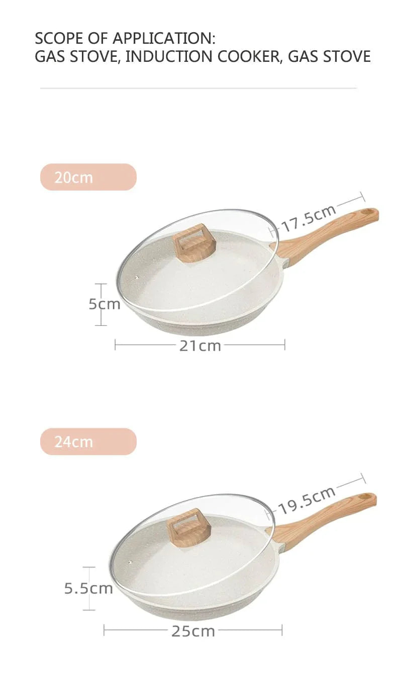 Maifan Non-Stick Frying Pan Pot Lid Bowlift