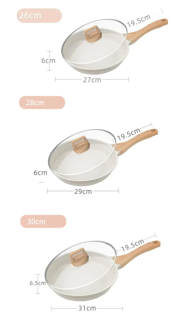 Maifan Non-Stick Frying Pan Pot Lid Bowlift
