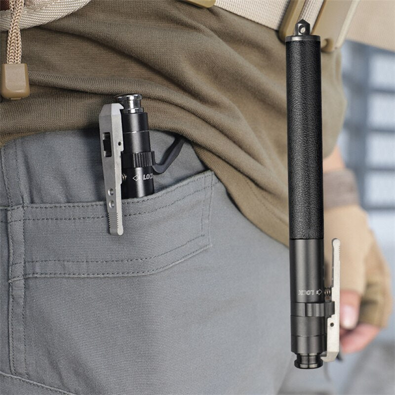 BowLift | Automatic Pop-Up Trekking Pole | Telescopic Self-Defense & Hiking Support