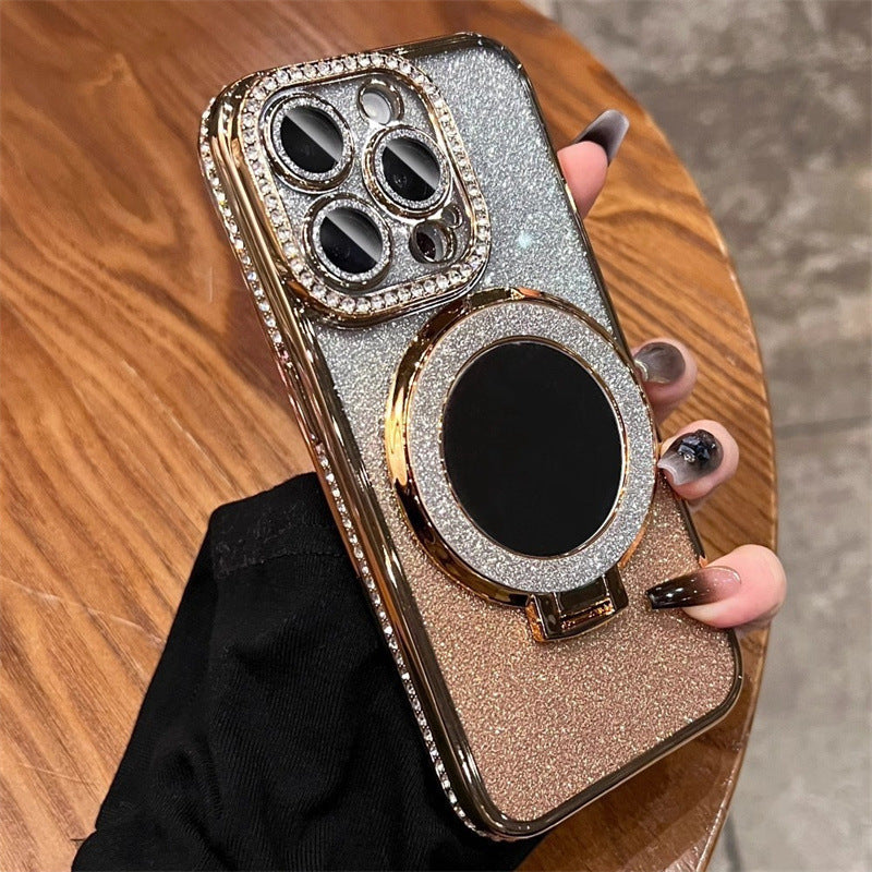 BowLift | Phone Case with Mirror Magnetic Stand Glitter