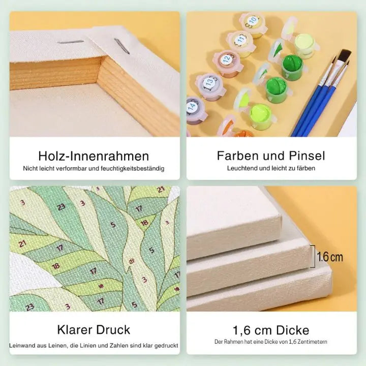 BowLift | Paint by Numbers Mini Set – 6 Designs for Creative Relaxation
