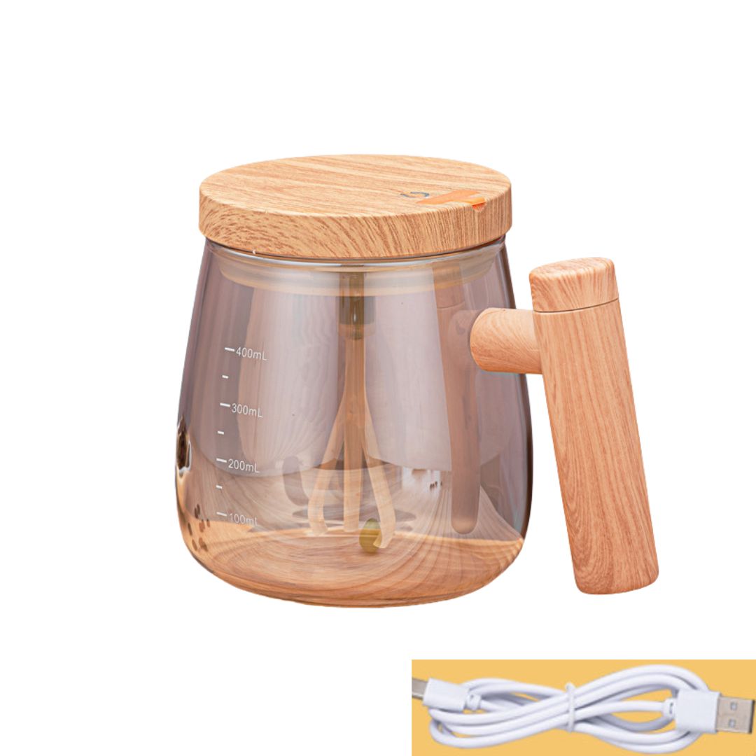 BowLift | 2in1 Mixer Cup made of Wood