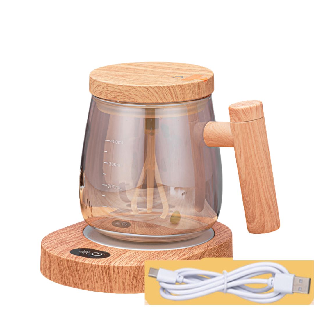 BowLift | 2in1 Mixer Cup made of Wood