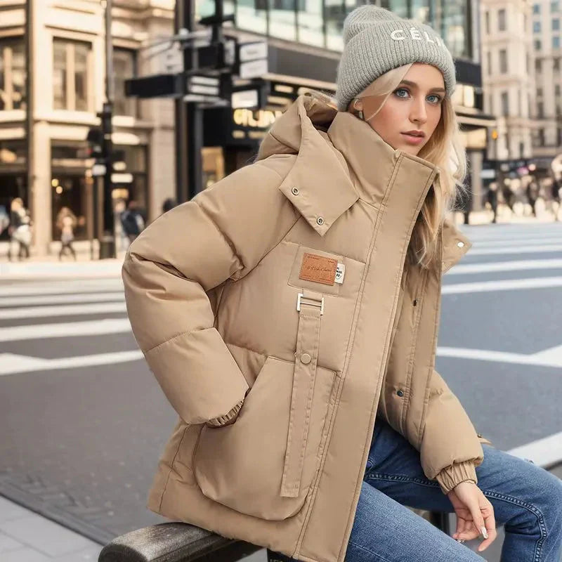 BowLift | SnowShield Women's Winter Jacket – Quilted, Waterproof and With Hood