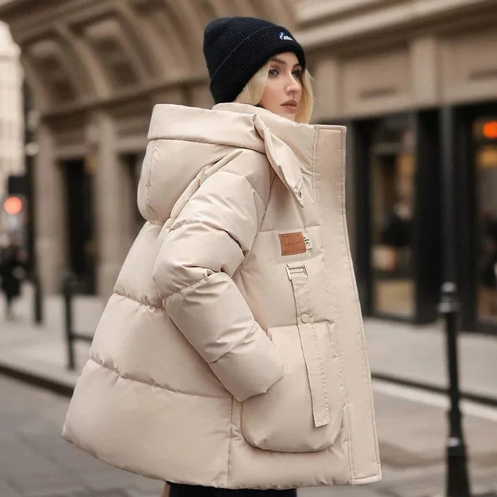 BowLift | SnowShield Women's Winter Jacket – Quilted, Waterproof and With Hood