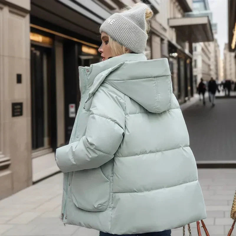 BowLift | SnowShield Women's Winter Jacket – Quilted, Waterproof and With Hood