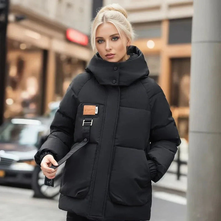 BowLift | SnowShield Women's Winter Jacket – Quilted, Waterproof and With Hood