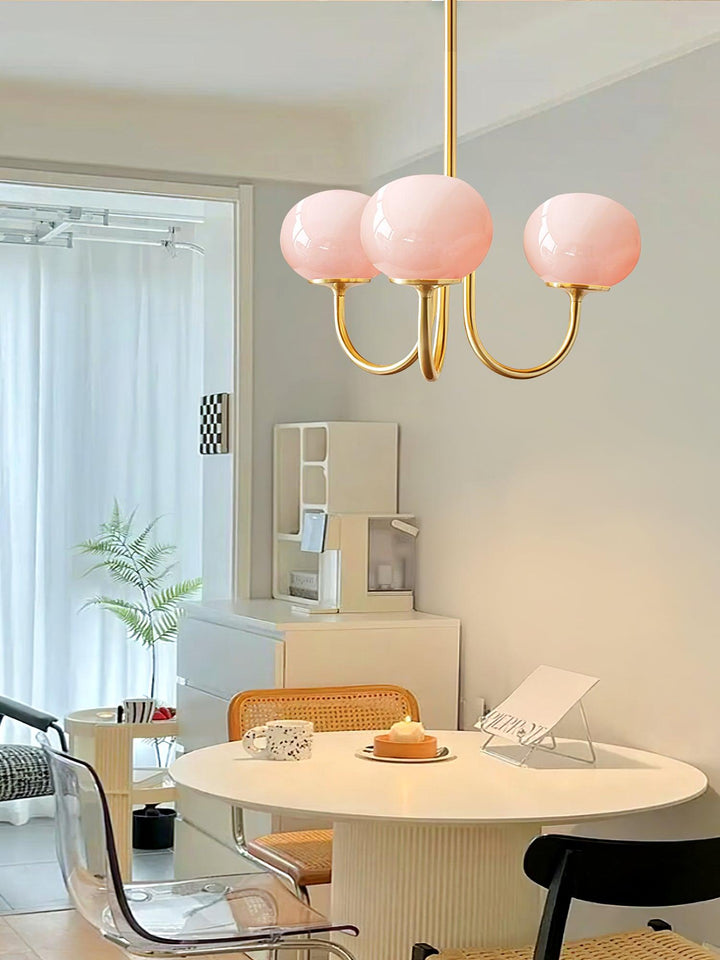 BowLift | AuroraGlow - Marshmallow Chandelier