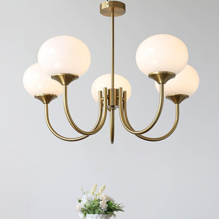 BowLift | AuroraGlow - Marshmallow Chandelier