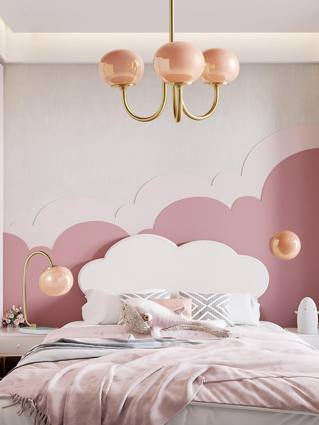 BowLift | AuroraGlow - Marshmallow Chandelier