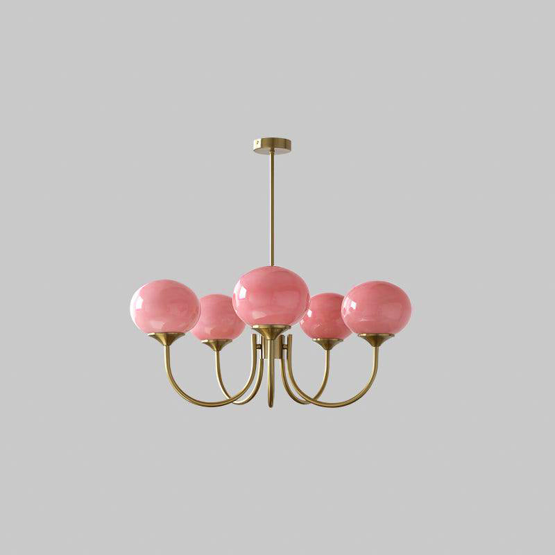 BowLift | AuroraGlow - Marshmallow Chandelier