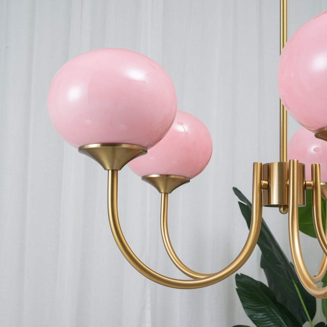 BowLift | AuroraGlow - Marshmallow Chandelier