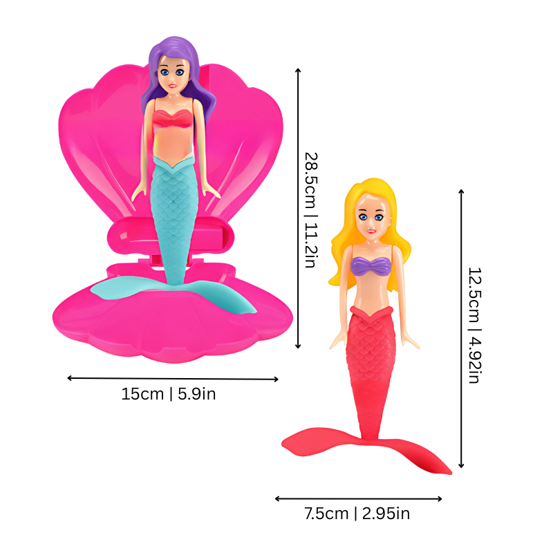 BowLift | WaterWonder Magical Shell – Playful mermaid toy for the swimming pool