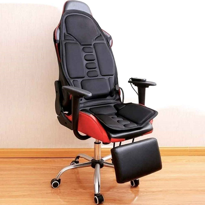 BowLift | 8-Mode Heated Massage Chair Pad for Back, Neck & Full-Body Relaxation – Perfect for Car & Home
