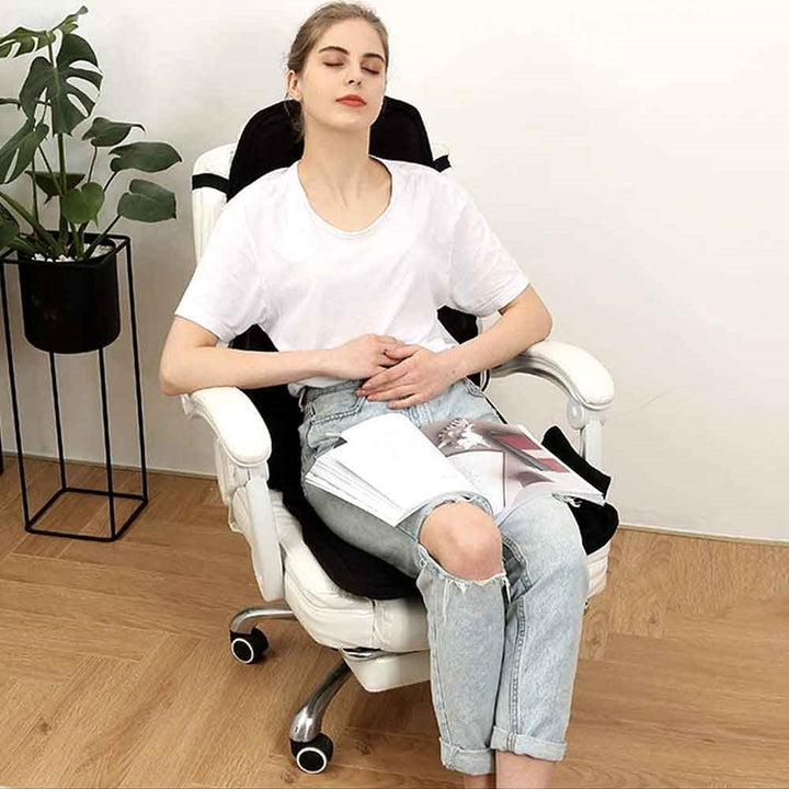BowLift | 8-Mode Heated Massage Chair Pad for Back, Neck & Full-Body Relaxation – Perfect for Car & Home