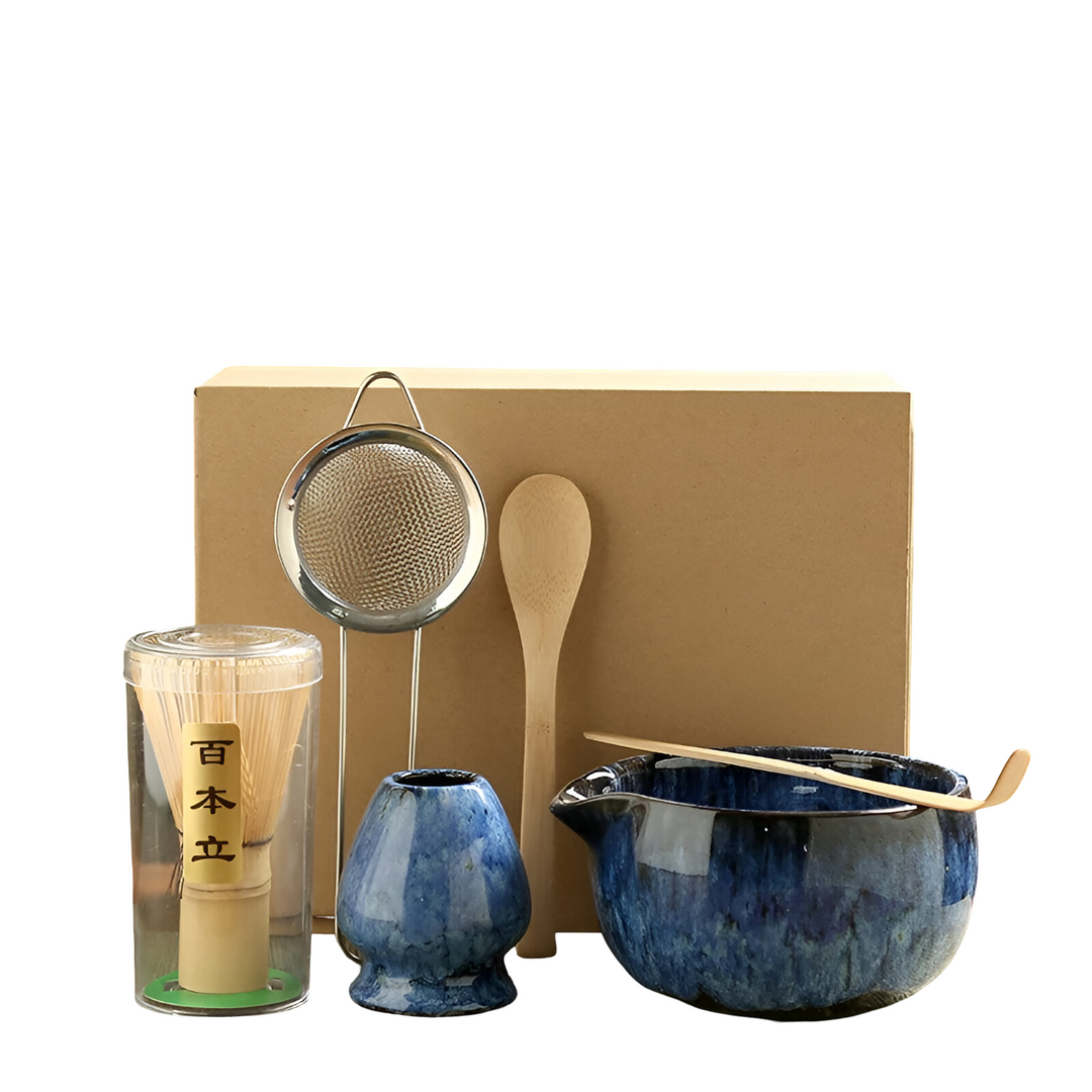 BowLift | Matcha Tea Set | Japanese Tea Service 6-piece Accessories