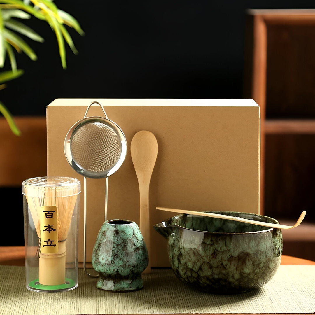 BowLift | Matcha Tea Set | Japanese Tea Service 6-piece Accessories