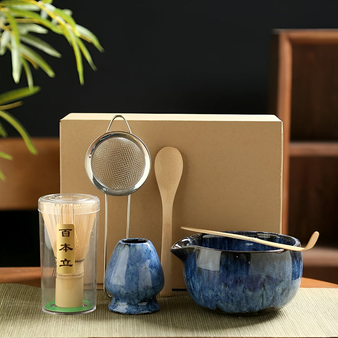 BowLift | Matcha Tea Set | Japanese Tea Service 6-piece Accessories