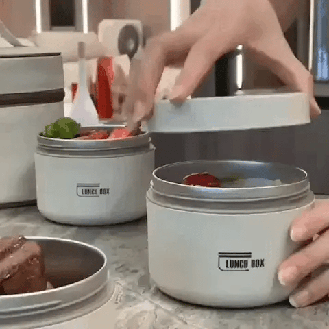 BowLift | Durable Stainless Steel Lunch Box Set | Leak-Proof, Insulated & Perfect for Professionals, Students, and Family Outings