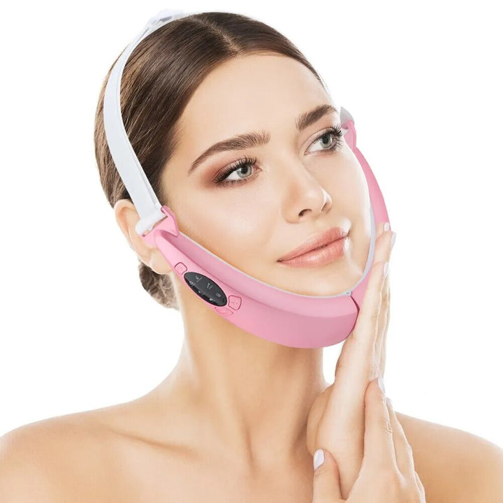 Facial massage device with Vibration Bowlift