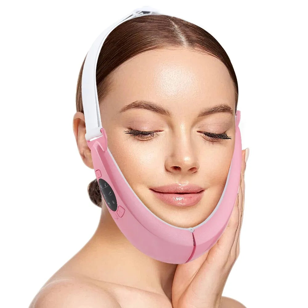 Facial massage device with Vibration Bowlift