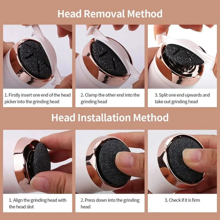 BowLift | Rechargeable callus remover for silky soft feet