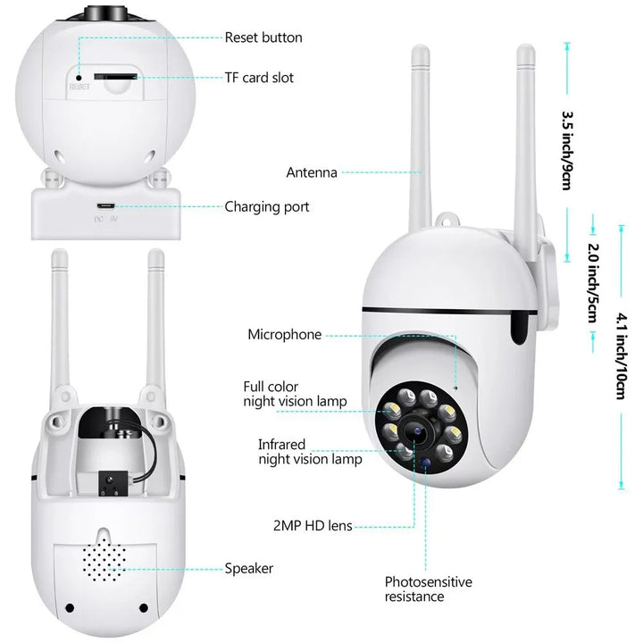 CamGuard – Smart WiFi Security Camera for Mobile Bowlift