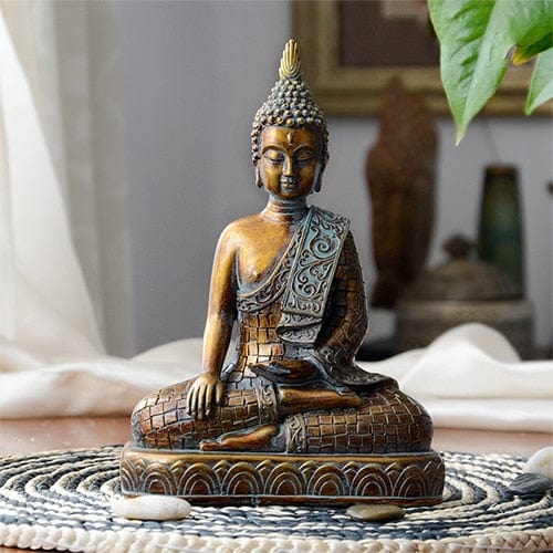 Meditating Buddha Statue Bowlift