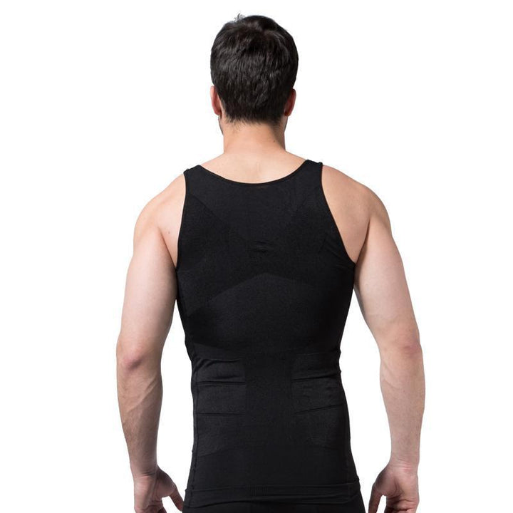 BowLift | Mens Slimming Body Shaping Stretchy Shaper Corset Underwear Magic Vest